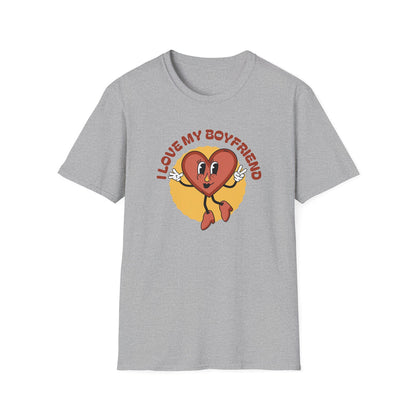 Cute Retro I LOVE MY BOYFRIEND - Classic Fit
