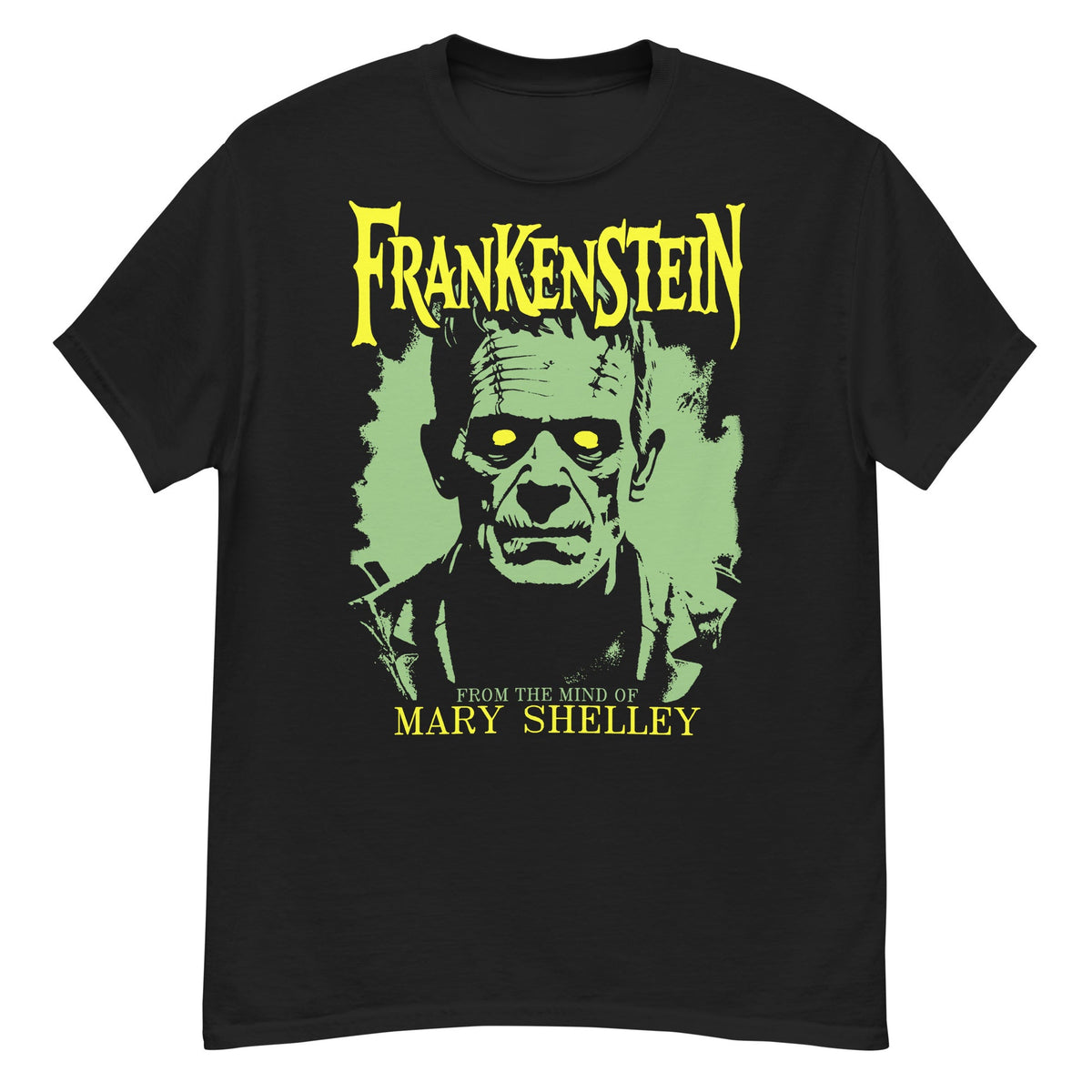 MARY'S FRANKENSTEIN Crew Neck Short-Sleeve T-Shirt Soft & Breathable