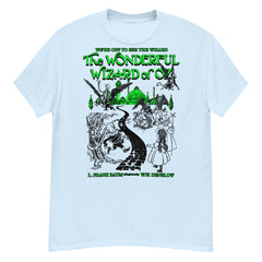 THE WONDERFUL WIZARD OF OZ BLACK ILLUSTRATIONS Crew Neck Short-Sleeve T-Shirt Soft & Breathable