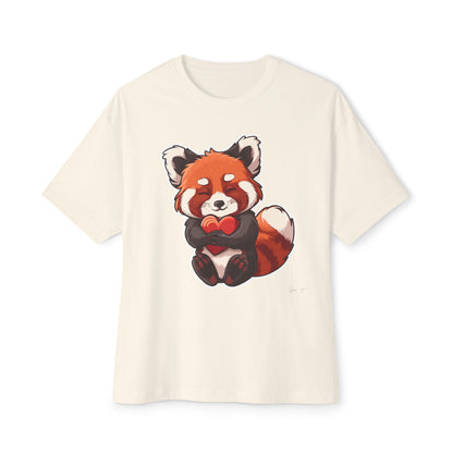 Red Panda Heart ver1 test - Oversized Fit