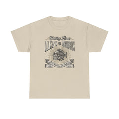 4-Fishing Puns Shirt Crew Neck Short-Sleeve T-Shirt – Classic & Comfortable