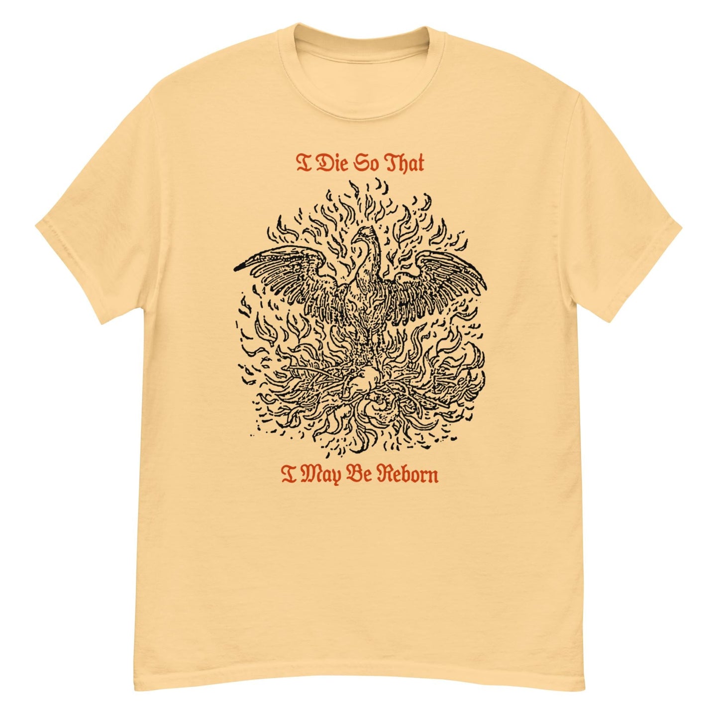 I Die So That I May Be Reborn Neck Short-Sleeve T-Shirt Soft & Breathable