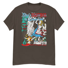 NIGHTMARE IN WONDERLAND CLASSIC ILLUSTRATIONS Crew Neck Short-Sleeve T-Shirt Soft and Breathable