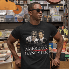 American Gangster Premium Crew Neck Short-Sleeve T-Shirt Soft & Breathable