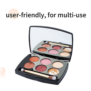 V'M DEW 6-Shade Eyeshadow Palette Duo Professional Looks Made Effortless
