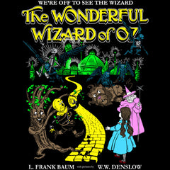 The Wonderful Wizar Of OZ Illustrations T-Shirt Soft and Breathable