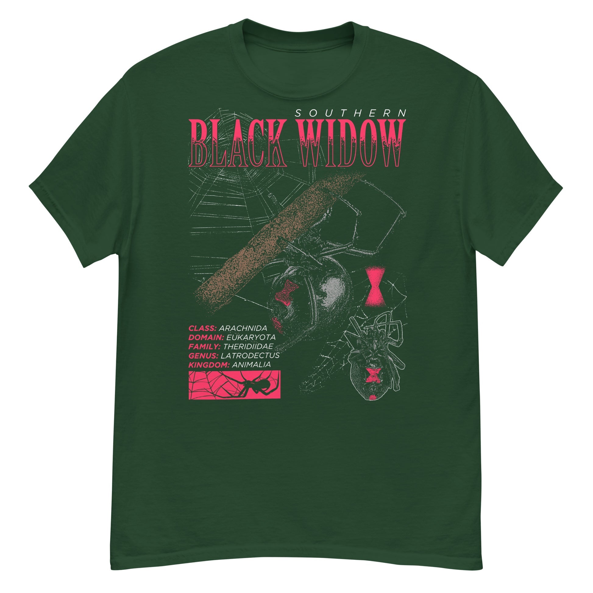 BLACK WIDOW Crew Neck Short-Sleeve T-Shirt Soft & Breathable