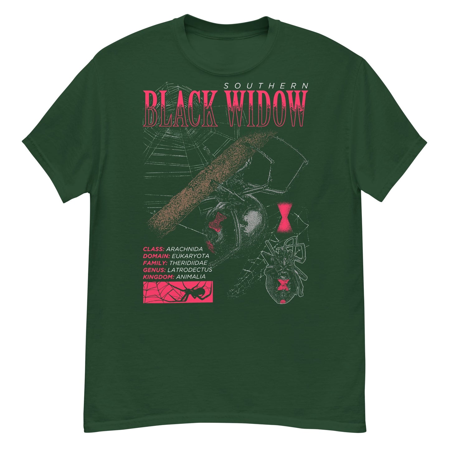 BLACK WIDOW Crew Neck Short-Sleeve T-Shirt Soft & Breathable