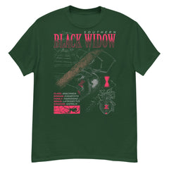BLACK WIDOW Crew Neck Short-Sleeve T-Shirt Soft & Breathable