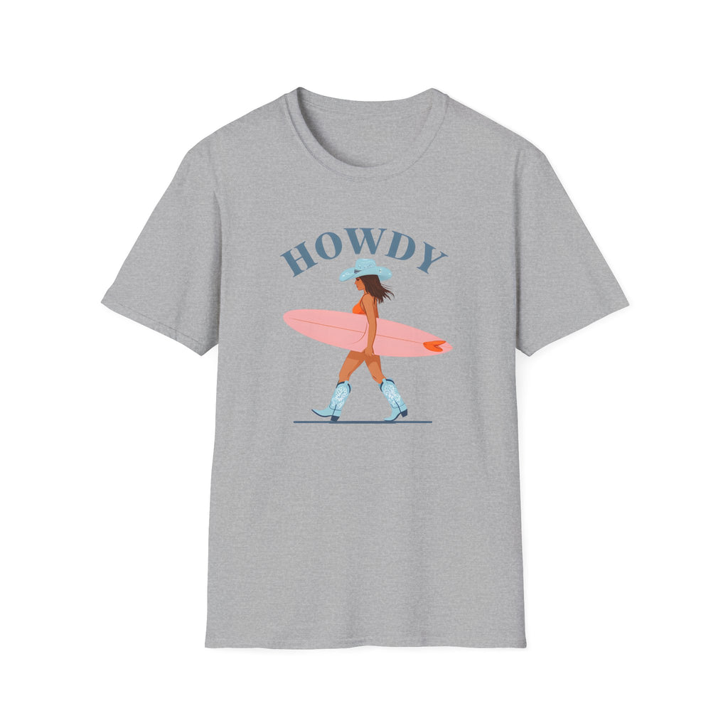 Cowboy Woman with Surfboard - Classic Fit