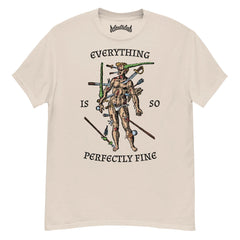 Everything Is Fine Crew Neck Short-Sleeve T-Shirt Soft & Breathable