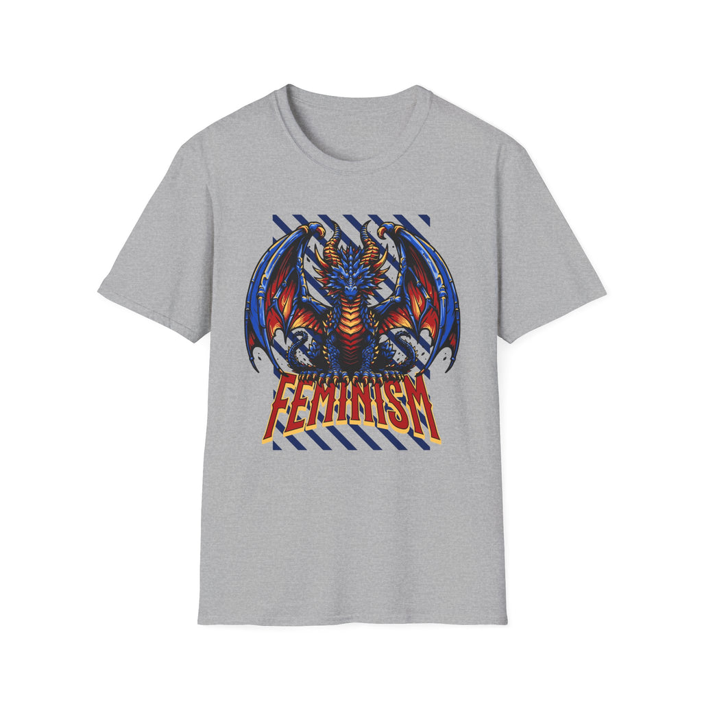 Feminism Dragon Blue - Classic Fit