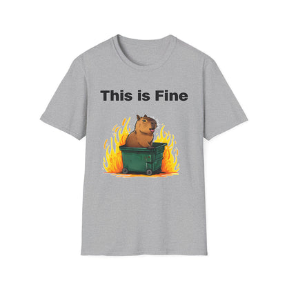 This Is Fine Capybara - Classic Fit