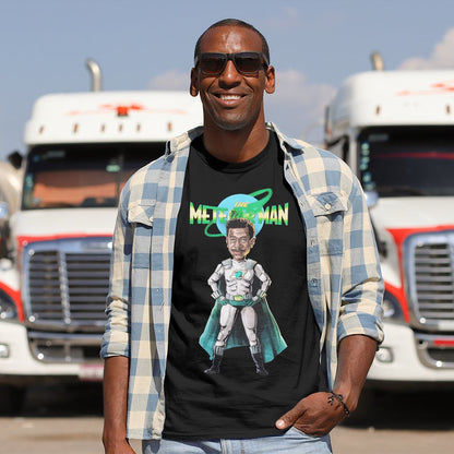 The Meteor Man Funny Premium Crew Neck Short-Sleeve T-Shirt Soft & Breathable