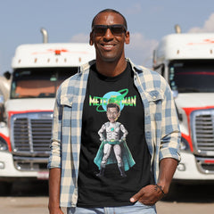 The Meteor Man Funny Premium Crew Neck Short-Sleeve T-Shirt Soft & Breathable