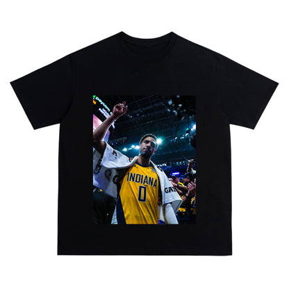Haliburton 0.3sec Buzzer-Beater T-Shirt – Iconic Game 1 Winner vs Thunder