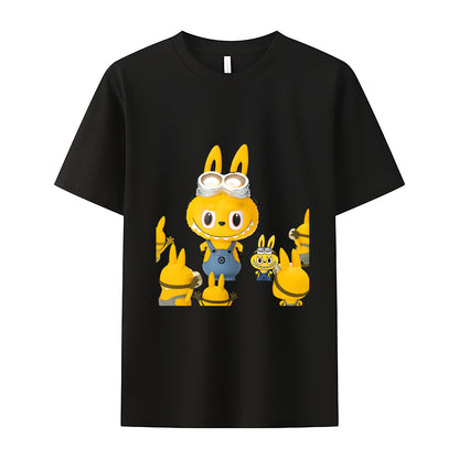 Cute Labubu The Monsters Crew Neck T-Shirt For Labubu Lover