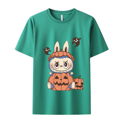 Funny Labubu The Monsters Crew Neck T-Shirt For Labubu Lover Gifts For Girlfriend