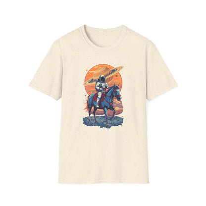 Astronaut Riding Horse in Space - Classic Fit