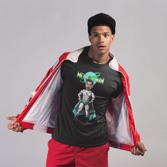 The Meteor Man Funny Premium Crew Neck Short-Sleeve T-Shirt Soft & Breathable