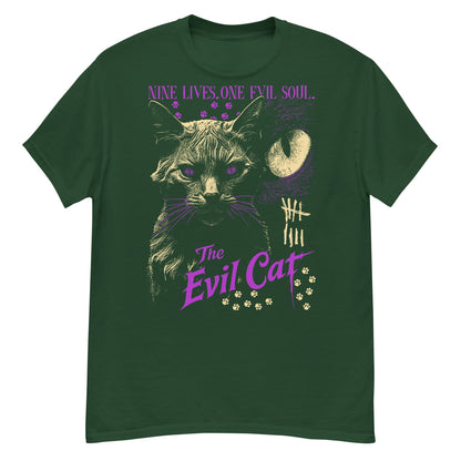 The Evil Cat Crew Neck Short-Sleeve T-Shirt Soft & Breathable