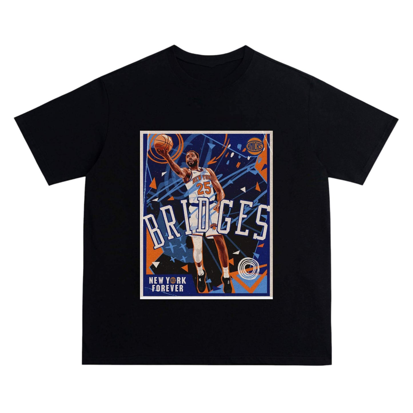 NYK Retro Grit Tee - Street Poster Style Heat Crew Neck Short-Sleeve T-Shirt Unisex