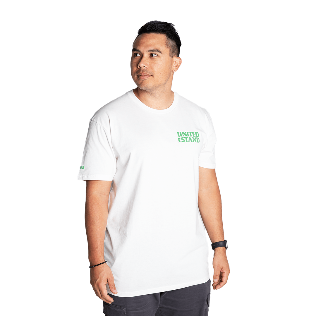 United We Stand Neck Short-Sleeve T-Shirt Soft & Breathable