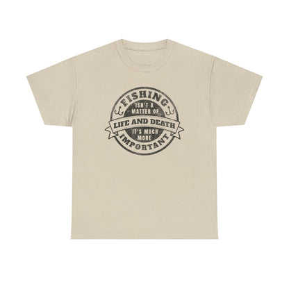 6-Fishing Puns Shirt Crew Neck Short-Sleeve T-Shirt – Classic & Comfortable