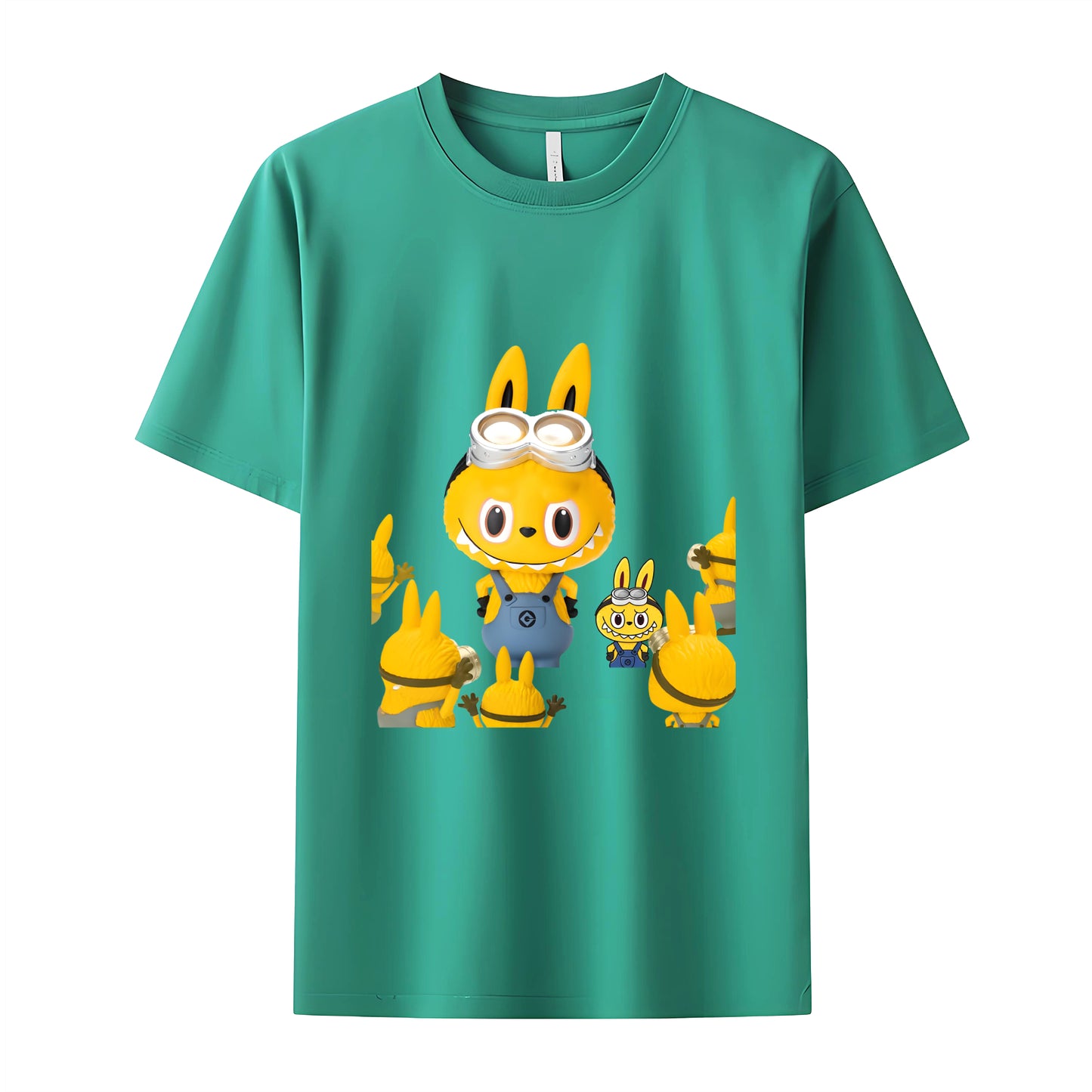 Cute Labubu The Monsters Crew Neck T-Shirt For Labubu Lover