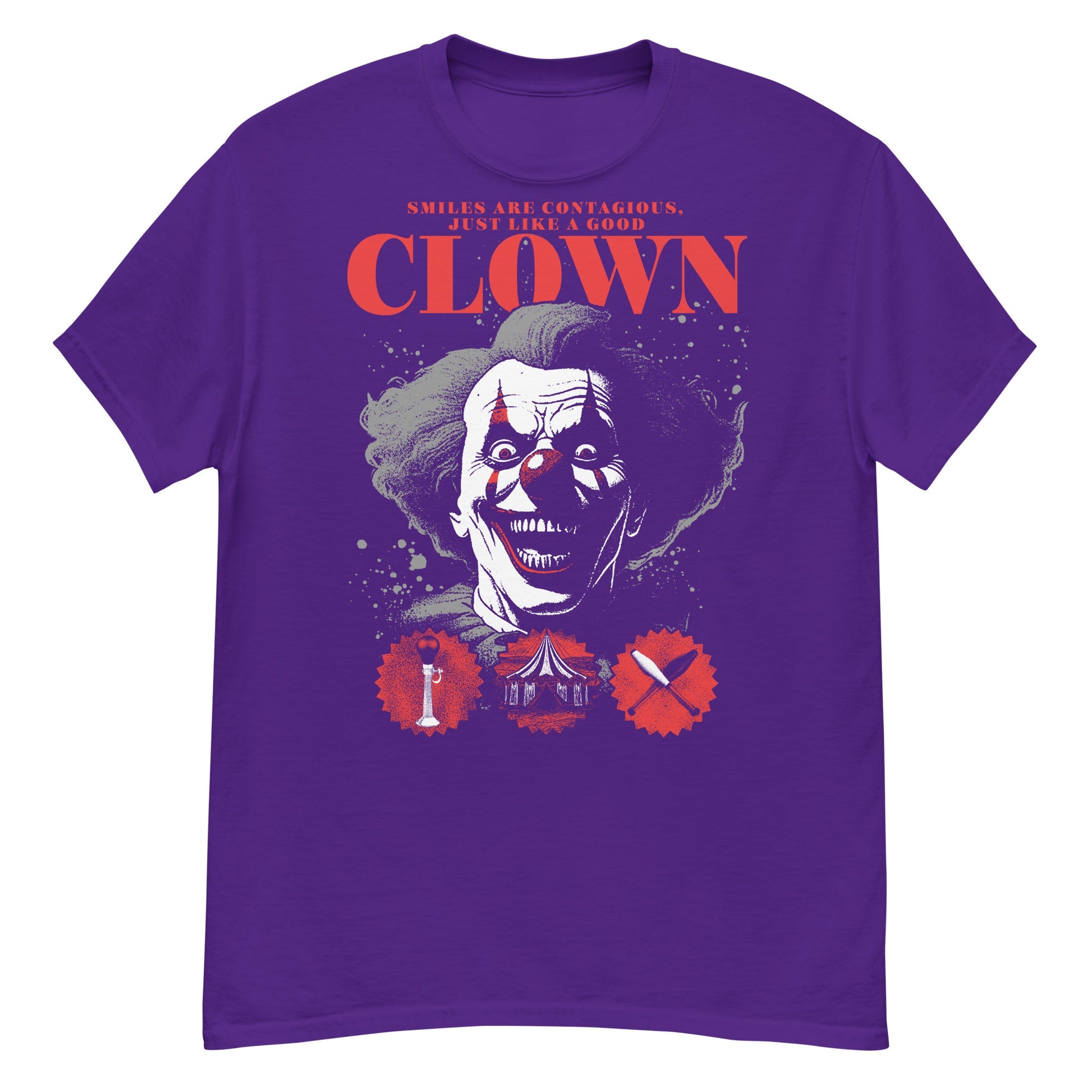 Smile Are Contagious Crew Neck Short-Sleeve T-Shirt Soft and Breathable