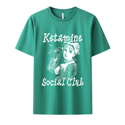 Special K Social Club Neck Short-Sleeve T-Shirt Soft & Breathable