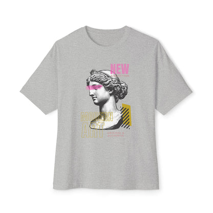 Modern Art Meets Medieval Sculpture - Oversized Fit