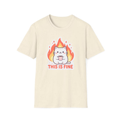 This Is Fine Cat - Classic Fit