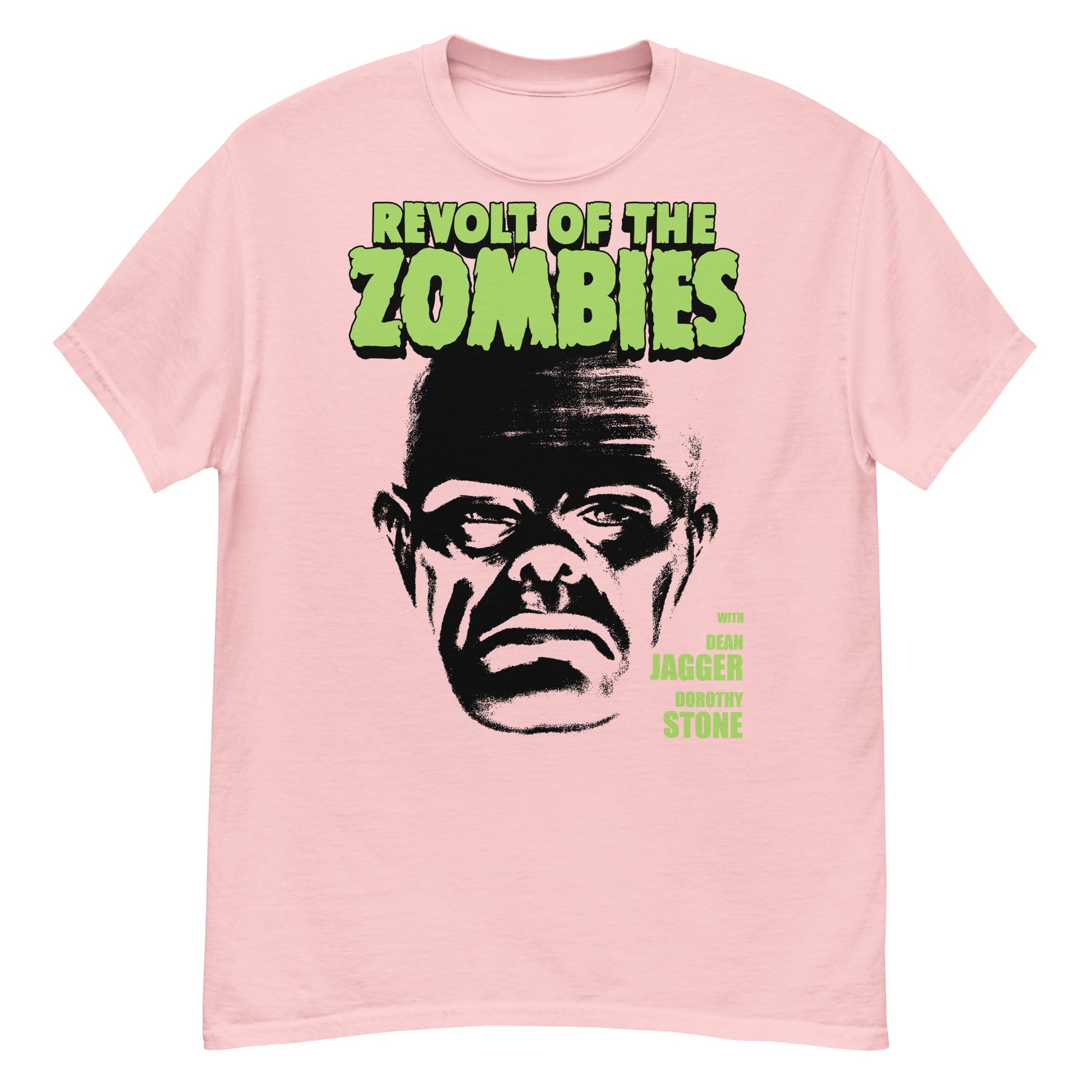 BIG HEAD ZOMBIE Crew Neck Short-Sleeve T-Shirt Soft & Breathable