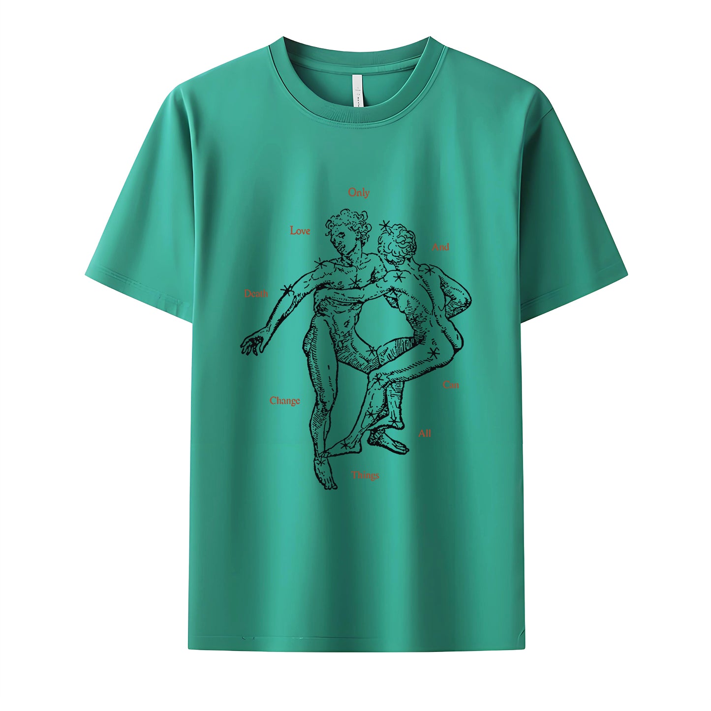 Love And Death Tee Neck Short-Sleeve T-Shirt Soft & Breathable