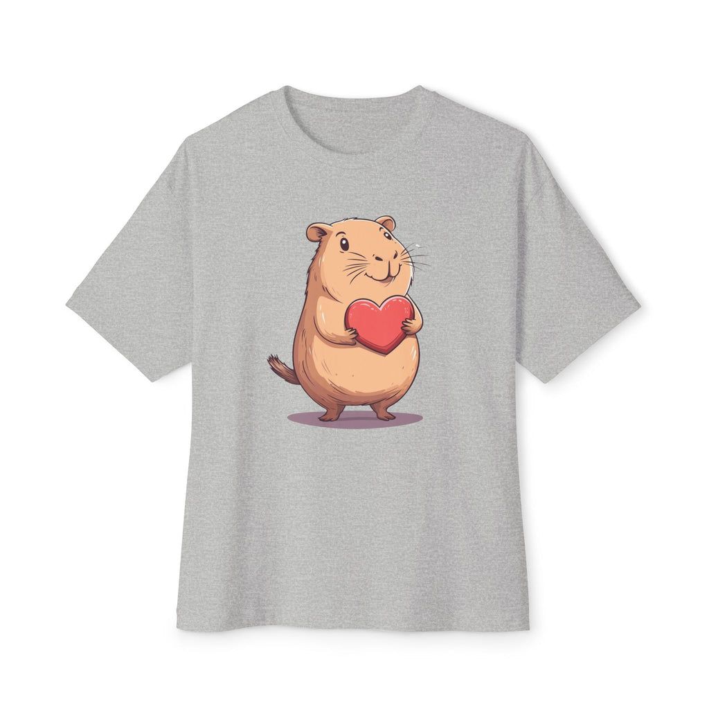 Heart Capybara - Oversized Fit