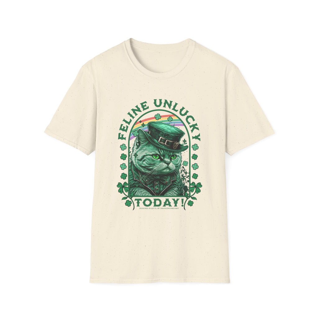 Feline Unlucky Today - St Patrick's Day Cat - Classic Fit
