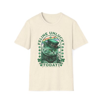 Feline Unlucky Today - St Patrick's Day Cat - Classic Fit