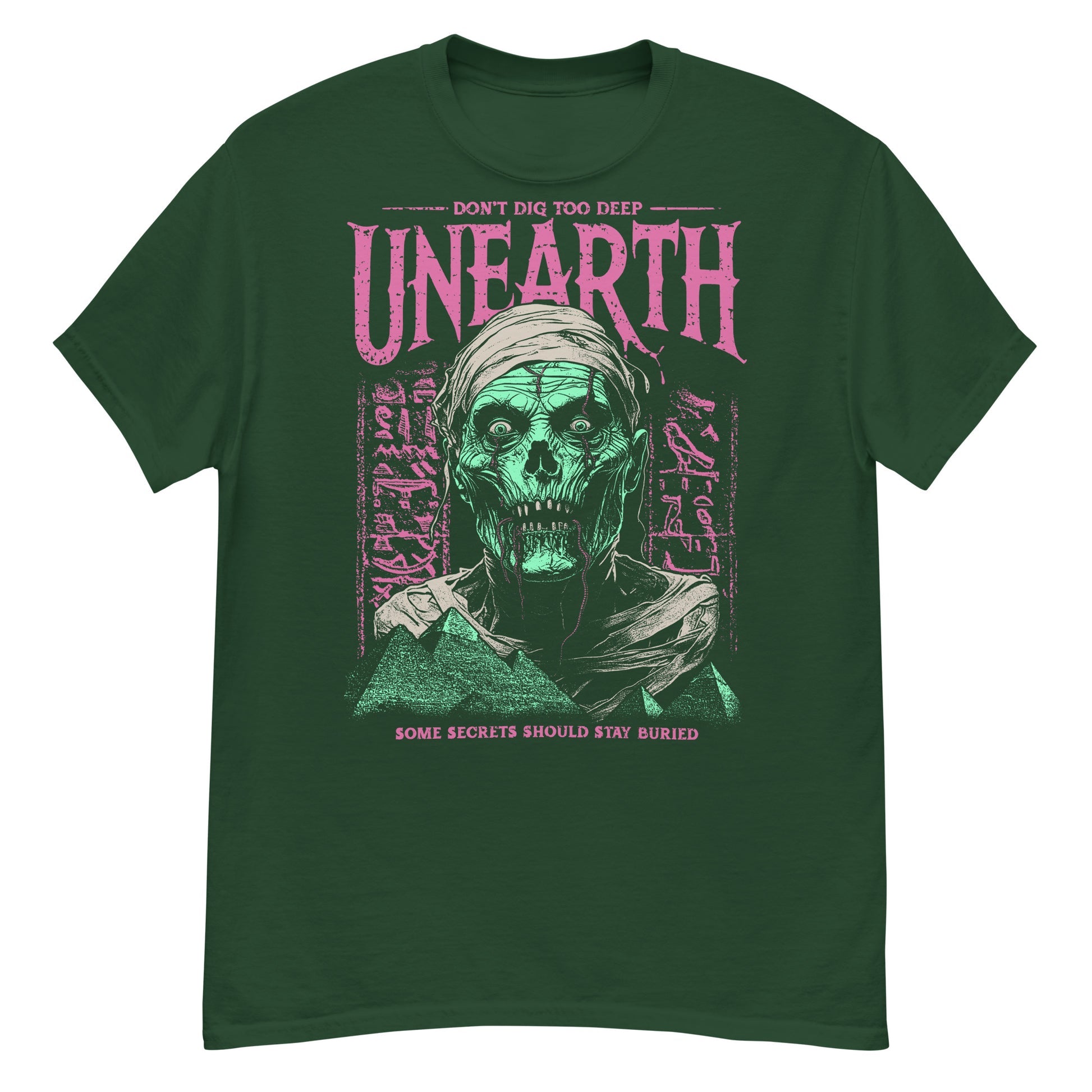 Worm Face Crew Neck Short-Sleeve T-Shirt Soft and Breathable