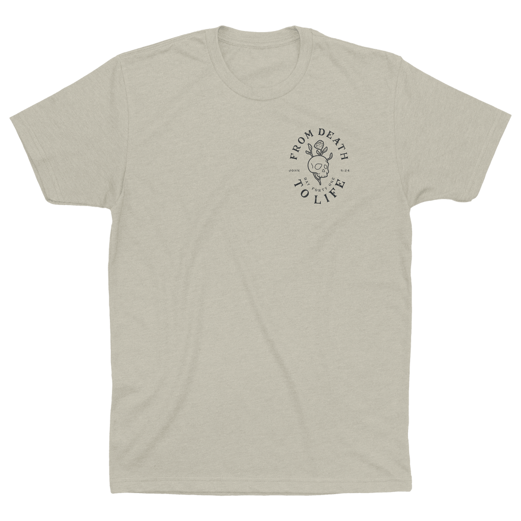 Death to Life Neck Short-Sleeve T-Shirt Soft & Breathable