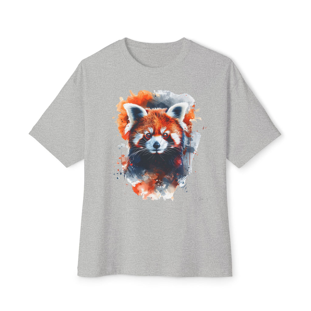 Water Color Red Panda - Oversized Fit