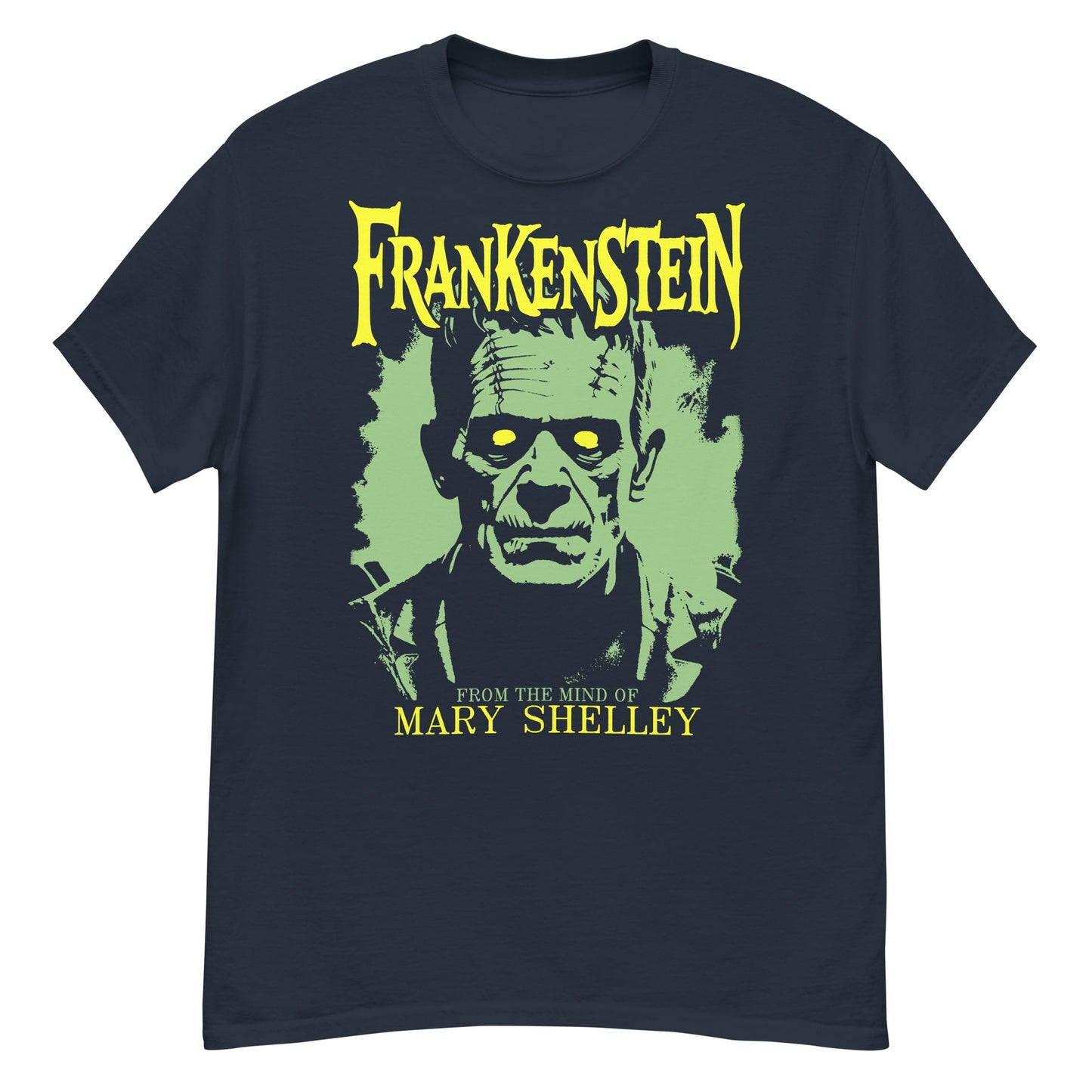 MARY'S FRANKENSTEIN Crew Neck Short-Sleeve T-Shirt Soft & Breathable