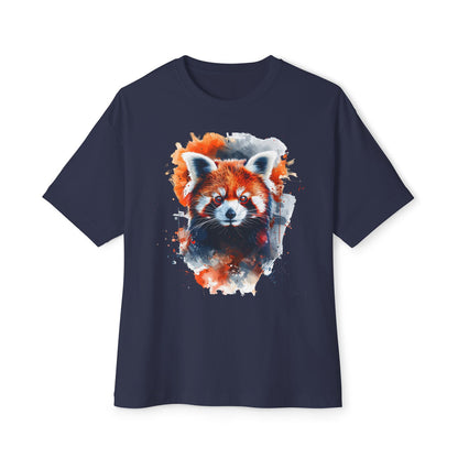 Water Color Red Panda - Oversized Fit