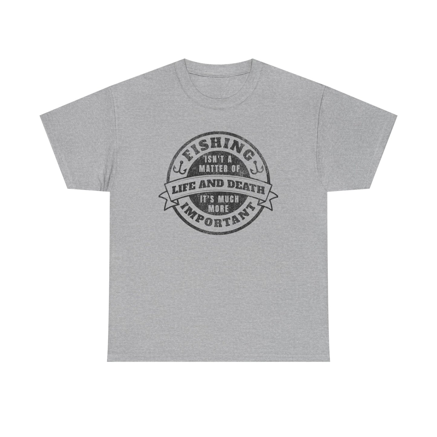 6-Fishing Puns Shirt Crew Neck Short-Sleeve T-Shirt – Classic & Comfortable