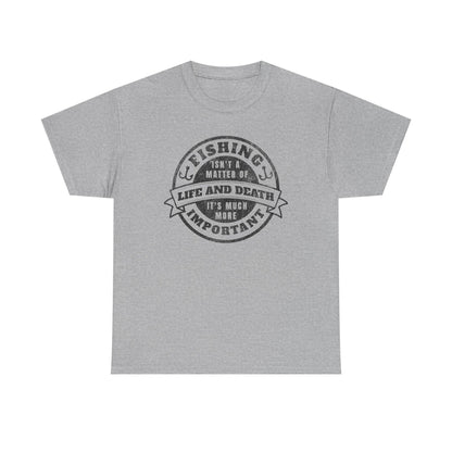 6-Fishing Puns Shirt Crew Neck Short-Sleeve T-Shirt – Classic & Comfortable