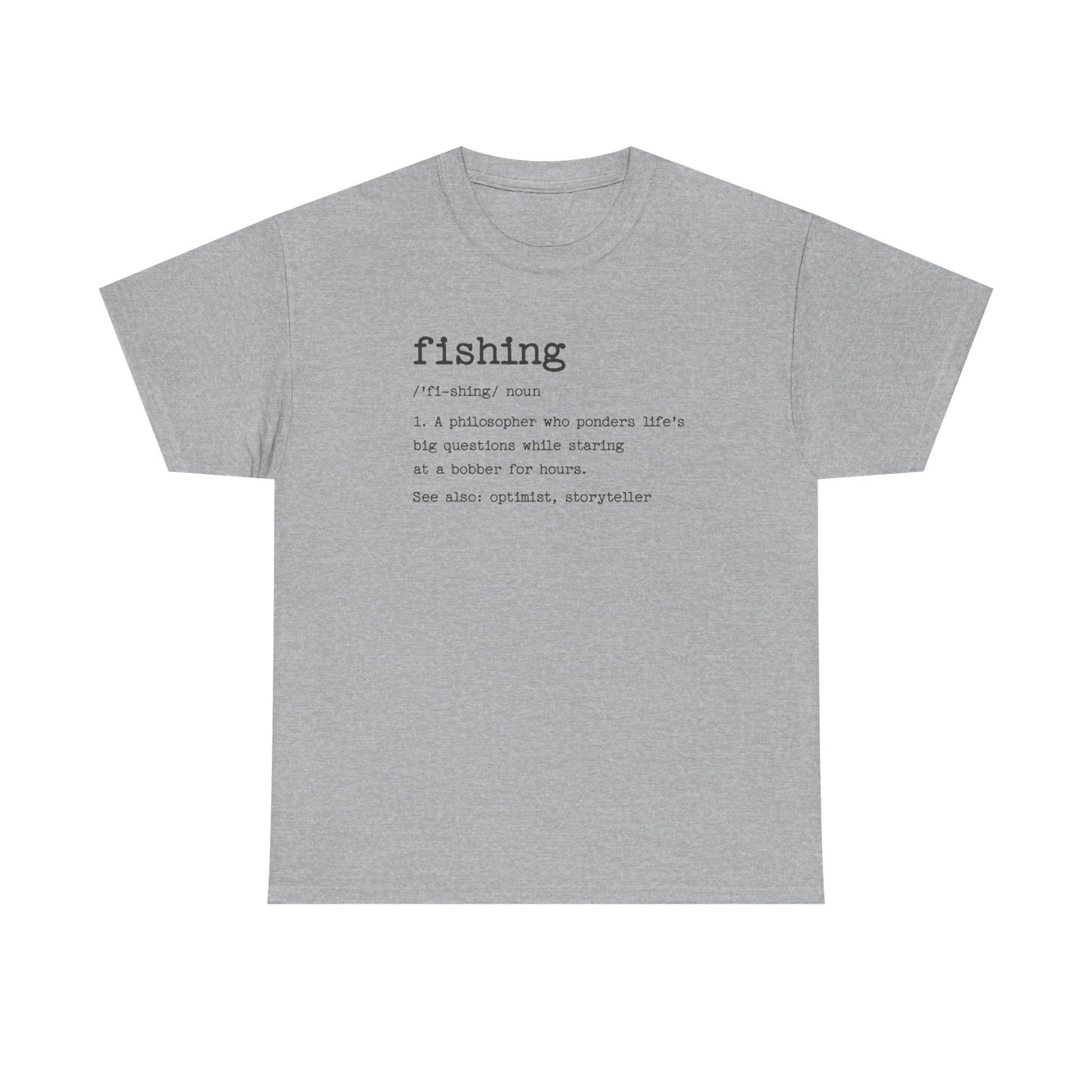 5-Fishing Puns Shirt Crew Neck Short-Sleeve T-Shirt – Classic & Comfortable