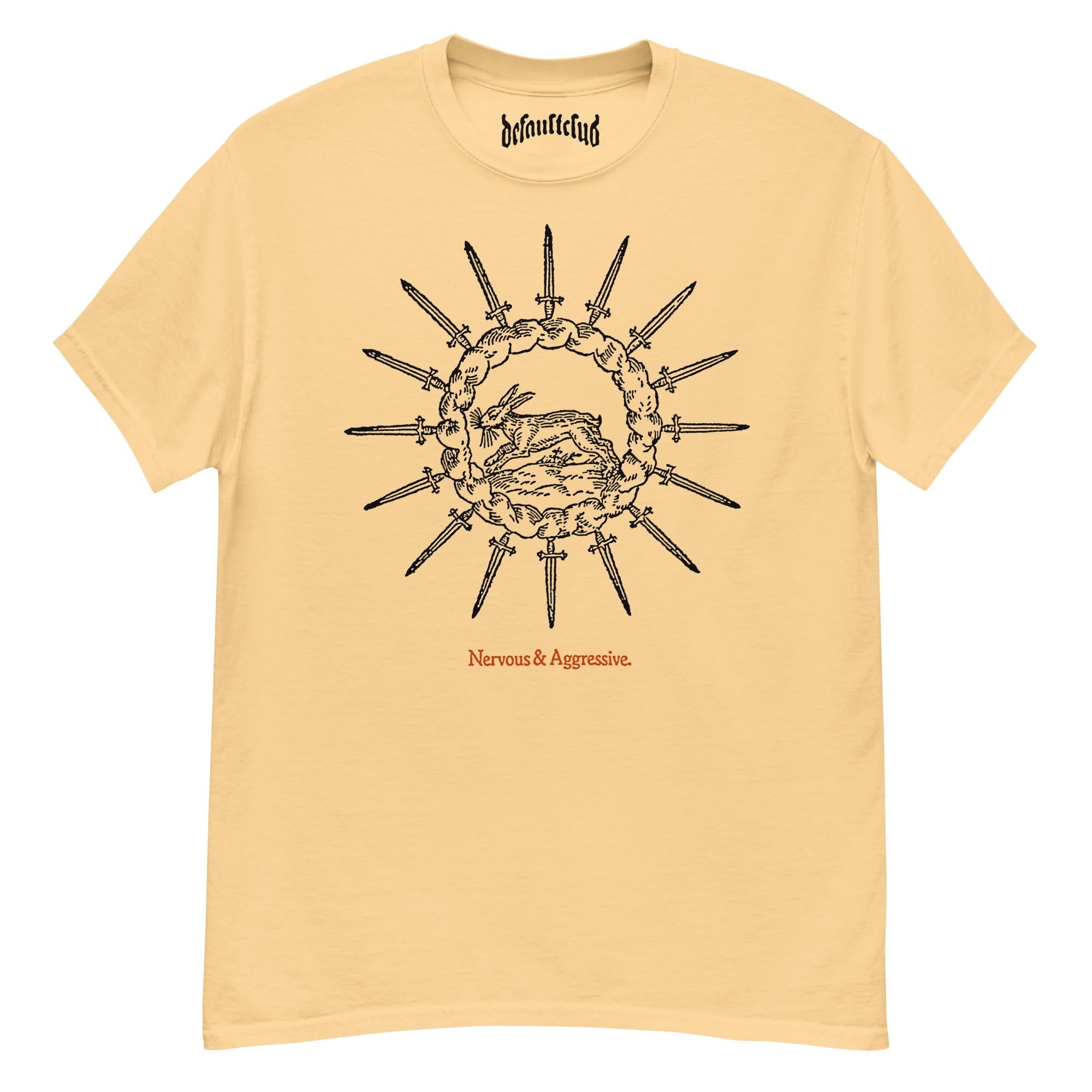 Nervous & Aggressive Neck Short-Sleeve T-Shirt Soft & Breathable
