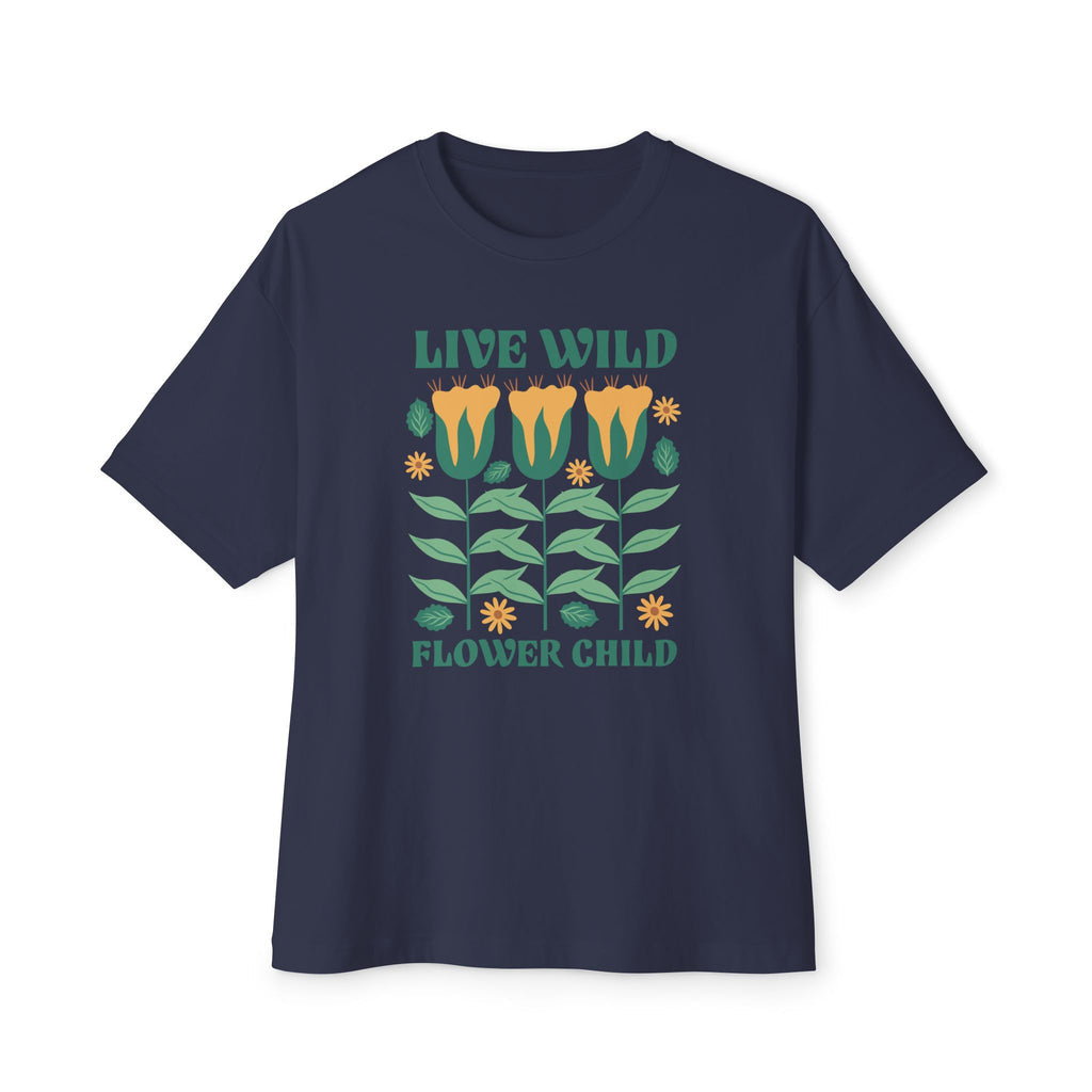 Live Wild Flower Child - Oversized Fit