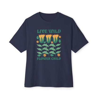 Live Wild Flower Child - Oversized Fit