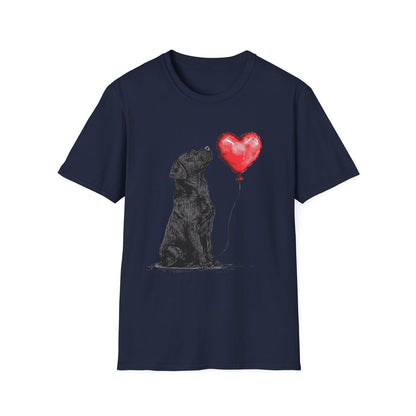 Black Labrador Heart - Classic Fit
